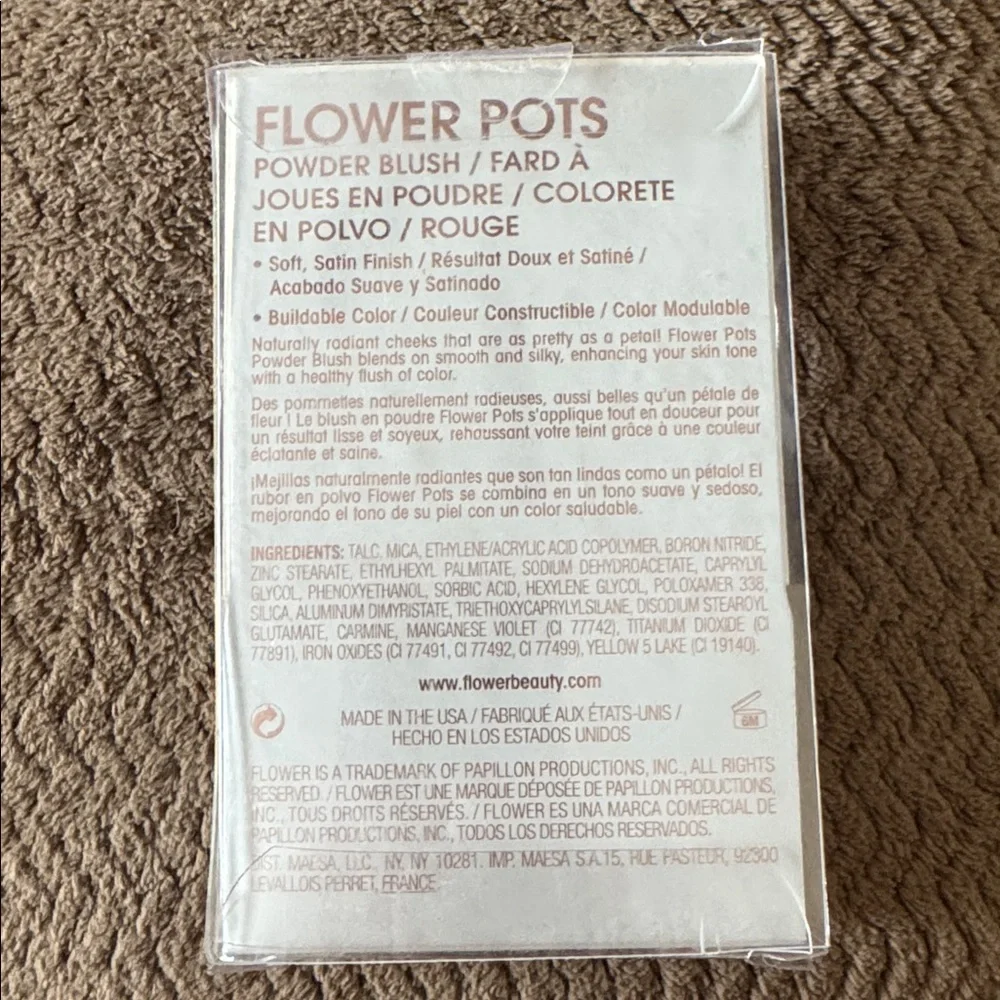 FLOWER BEAUTY Pots Soft Satin Powder Blush - Spiced Petal‎